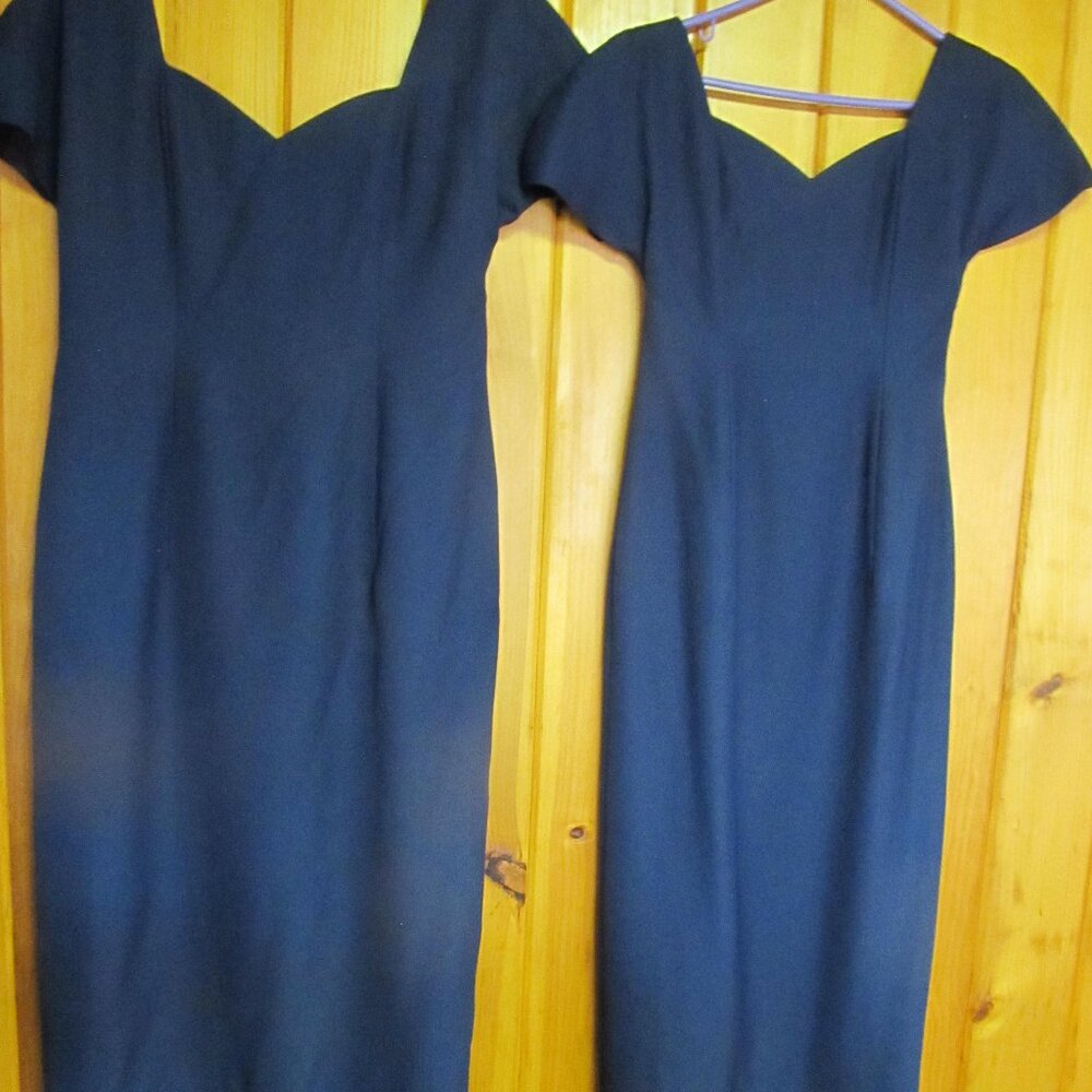 Navy Blue Gowns Long Formal Dresses Matching Bridesmaid Dresses Wedding Prom